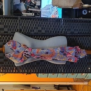 Beautiful colorful Scarves with Paisley and Floral Patterns